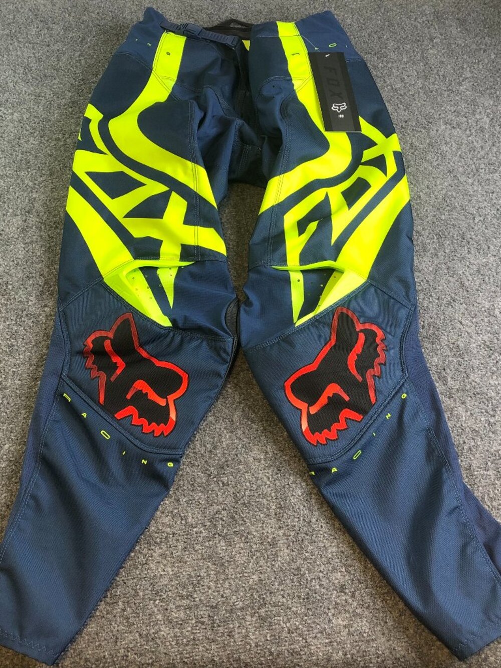 Fox Racing 180 VENZ Motocross Pants Blue Green Red Mens Size 30 NWT Racing